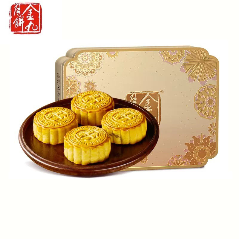 金九蛋黄白莲蓉月饼